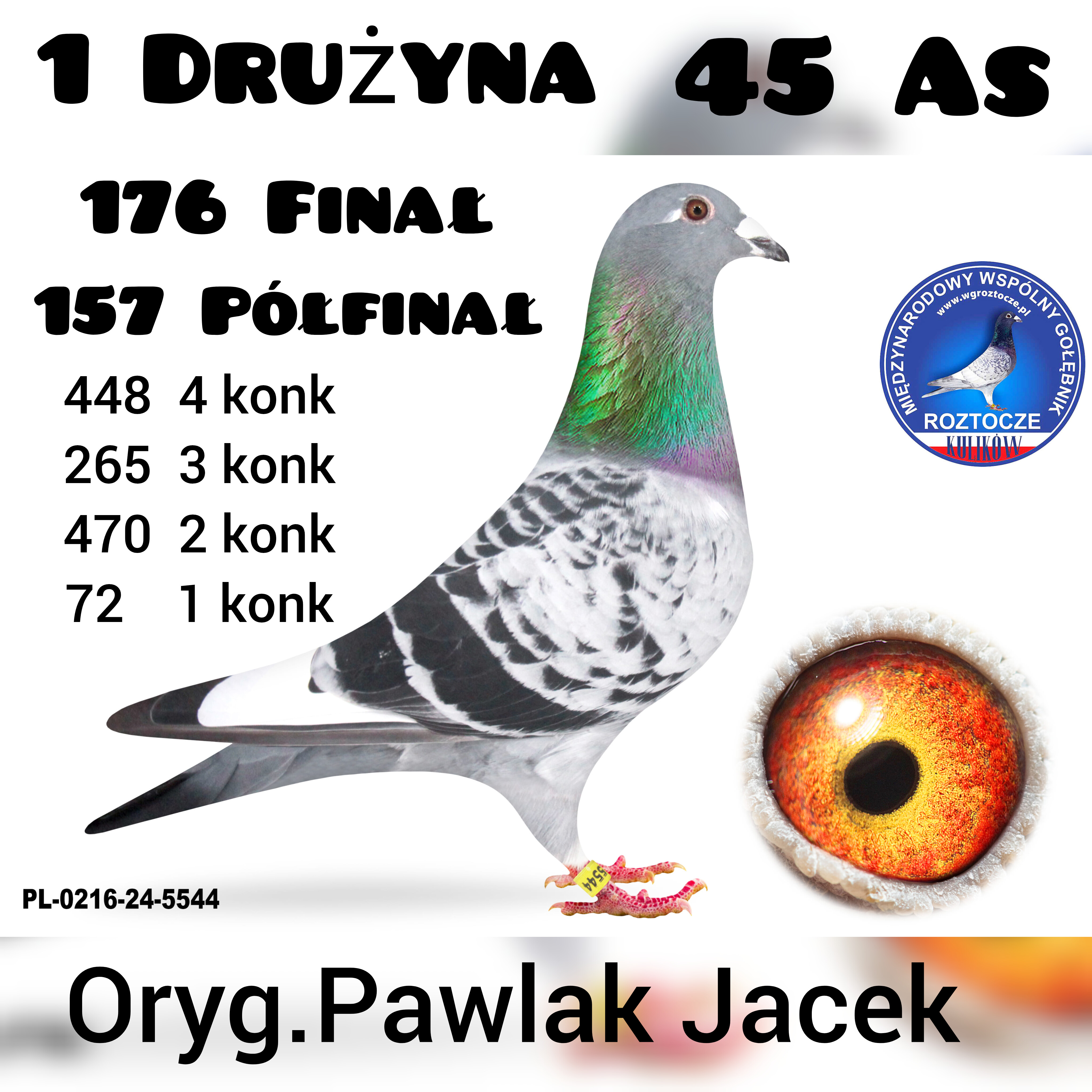 1 DRUŻYNA  45 AS  PAWLAK JACEK