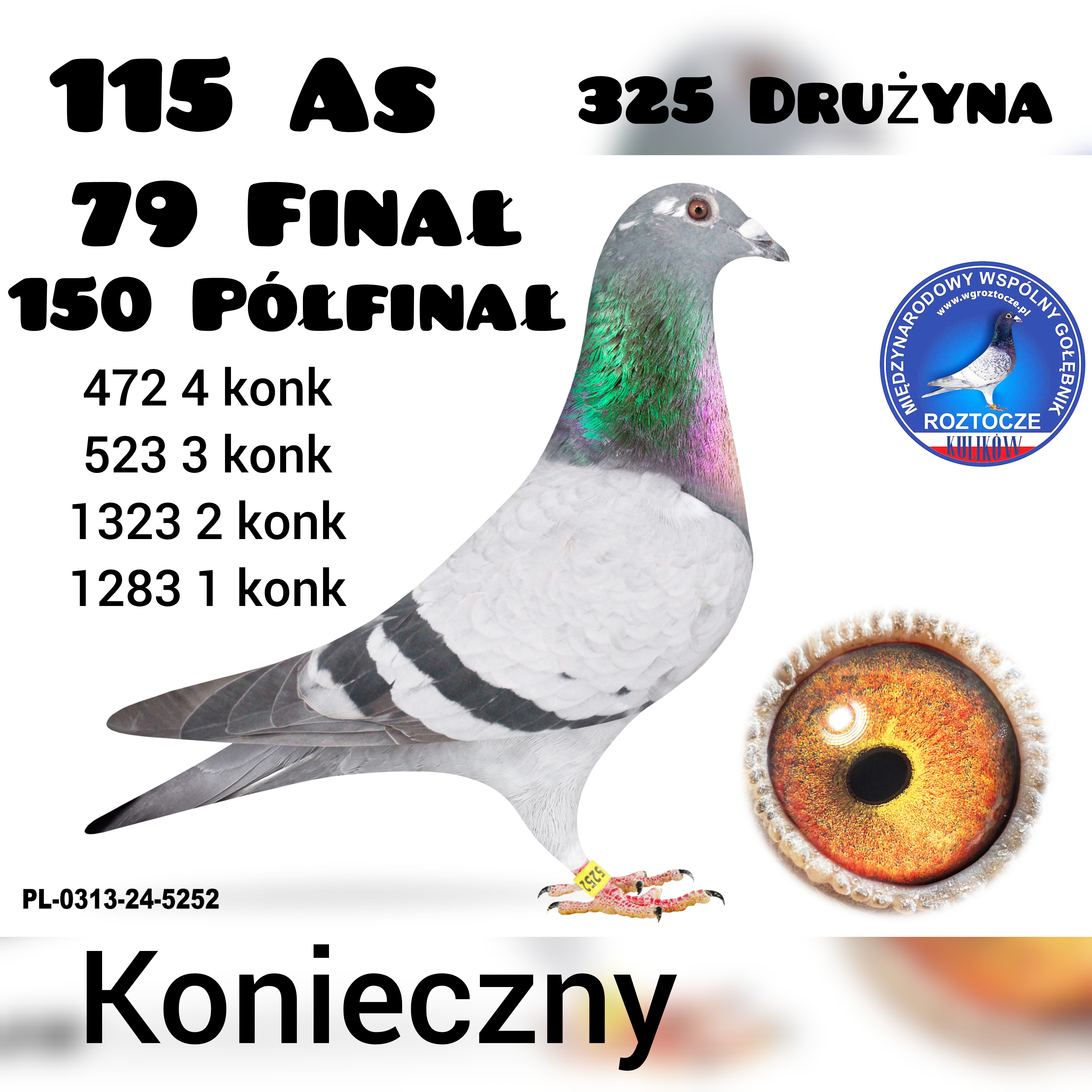 79 z FINAŁU 115 AS KONIECZNY LESZEK