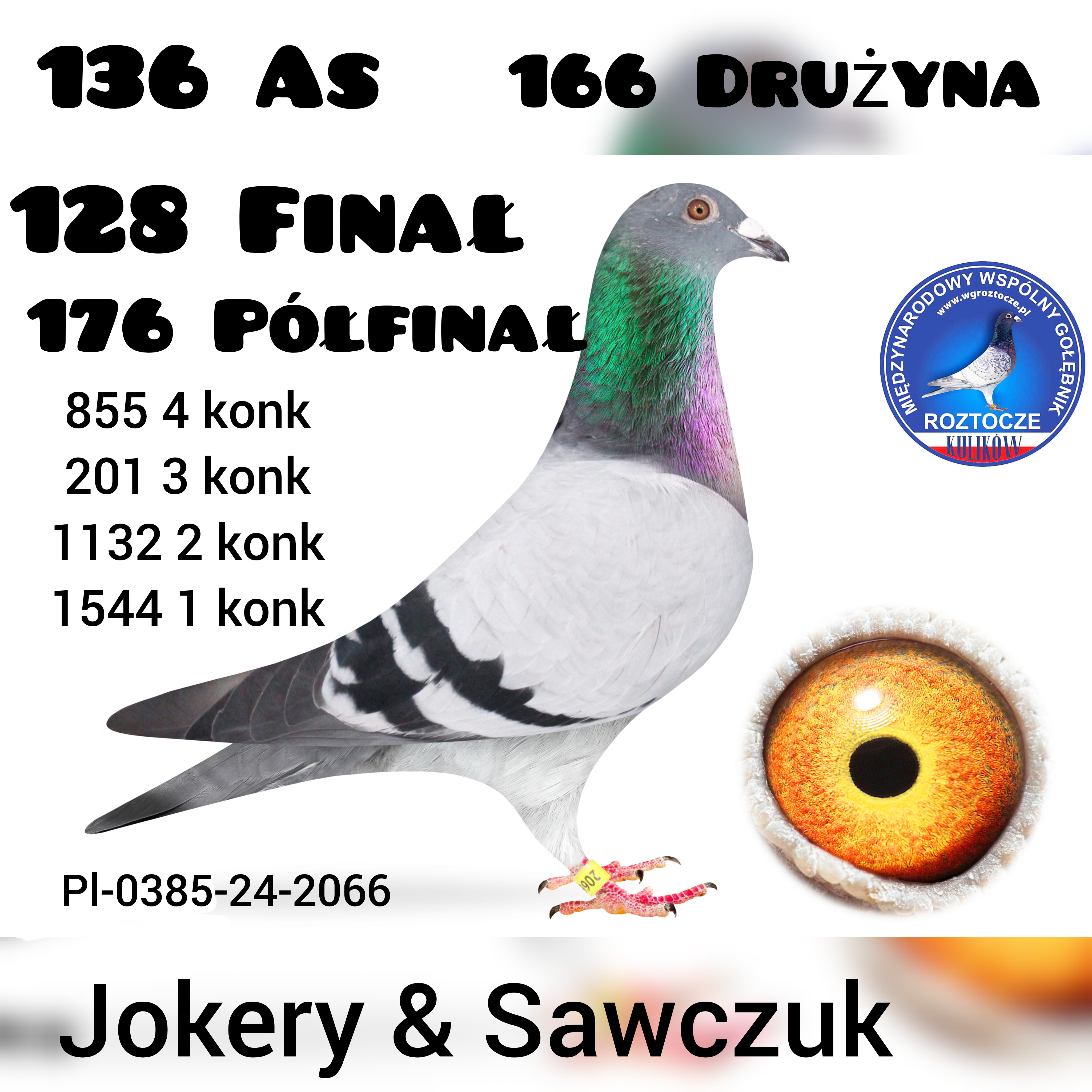 128 z FINAŁU 136 AS  JOKERY & SAWCZUK