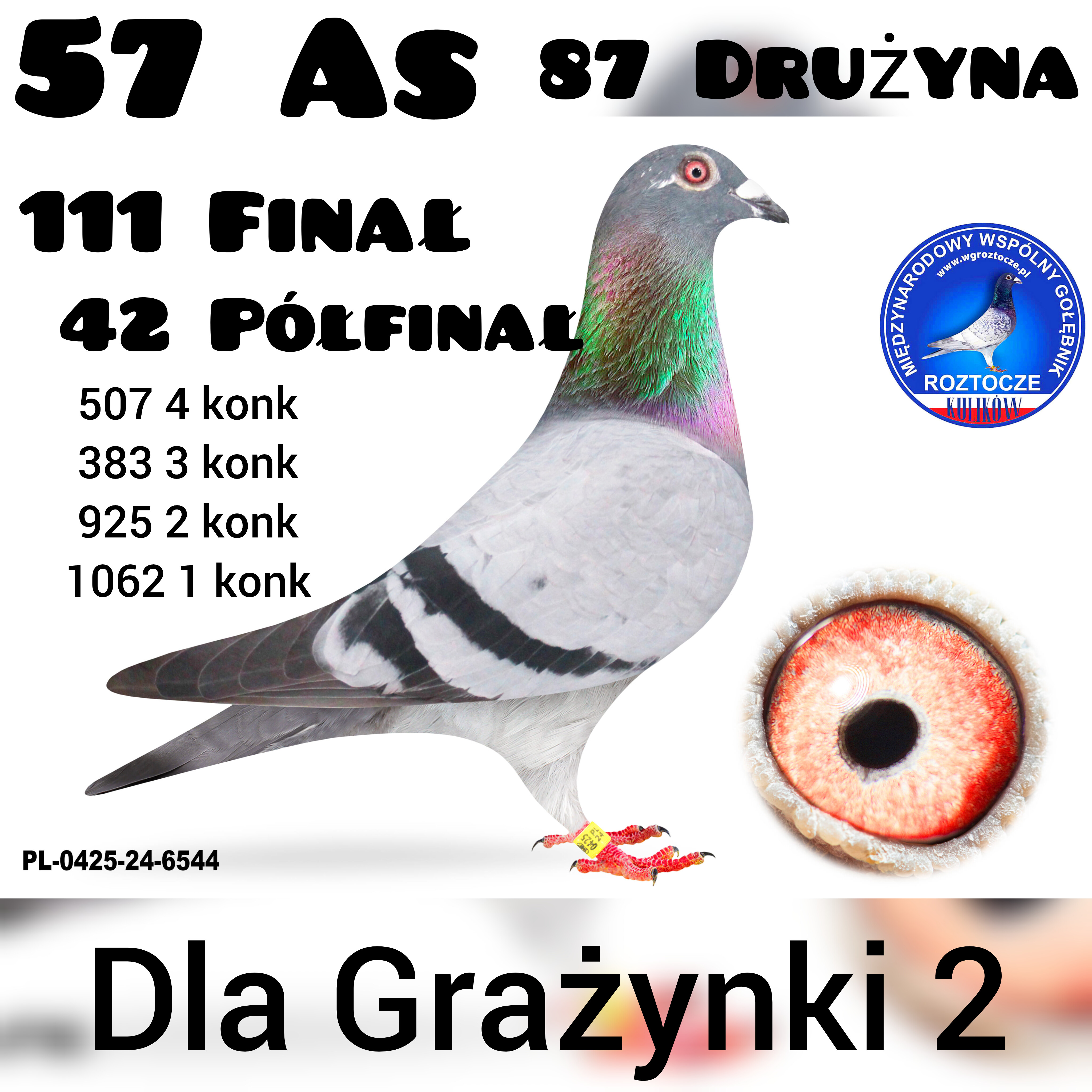 57 AS  111 z FINAŁU DLA GRAŻYNKI