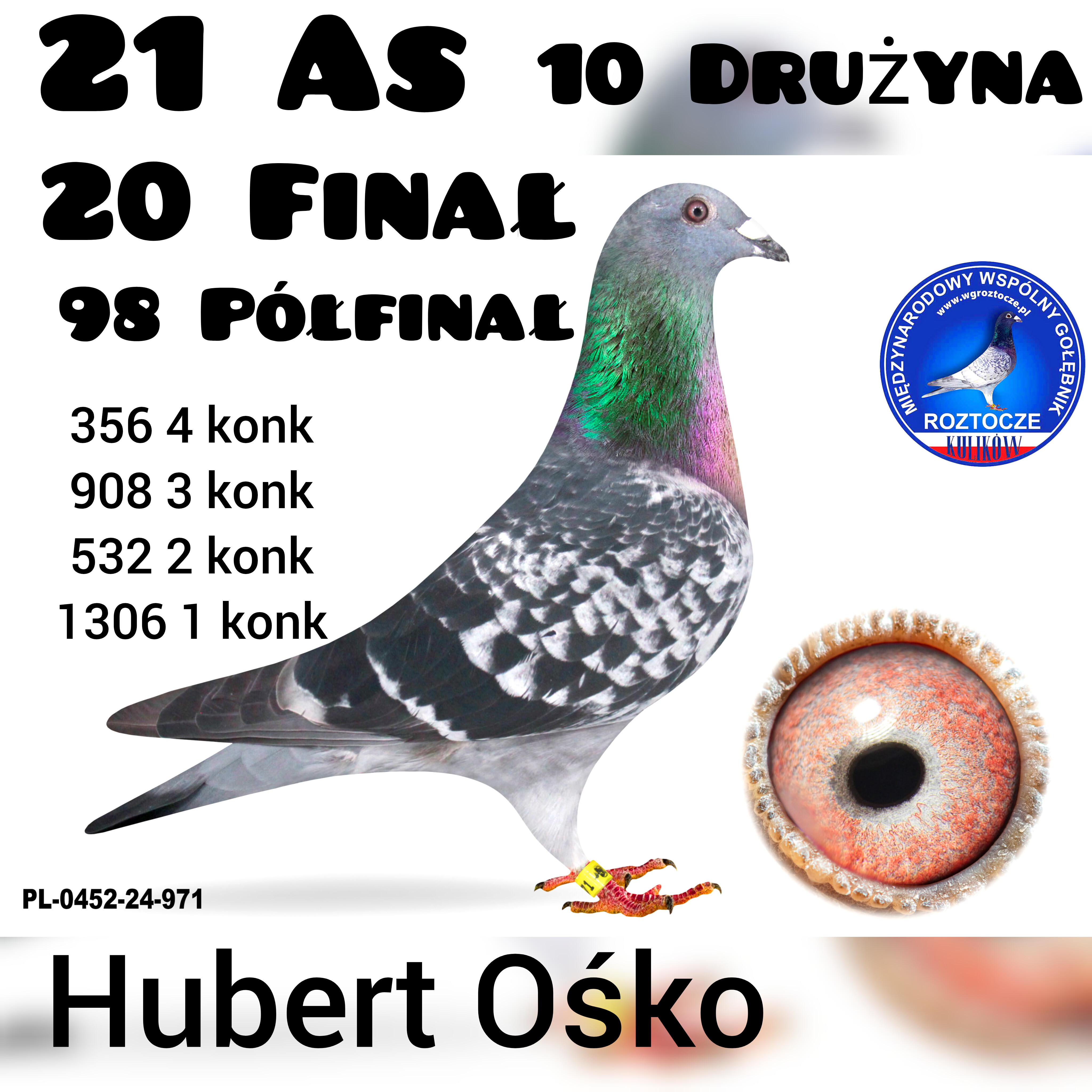 21 AS 20 z Finału  HUBERT OŚKO